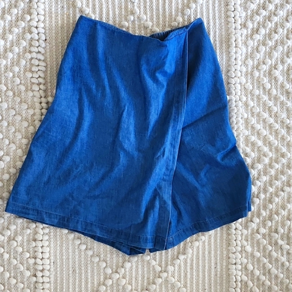 Denim Skort